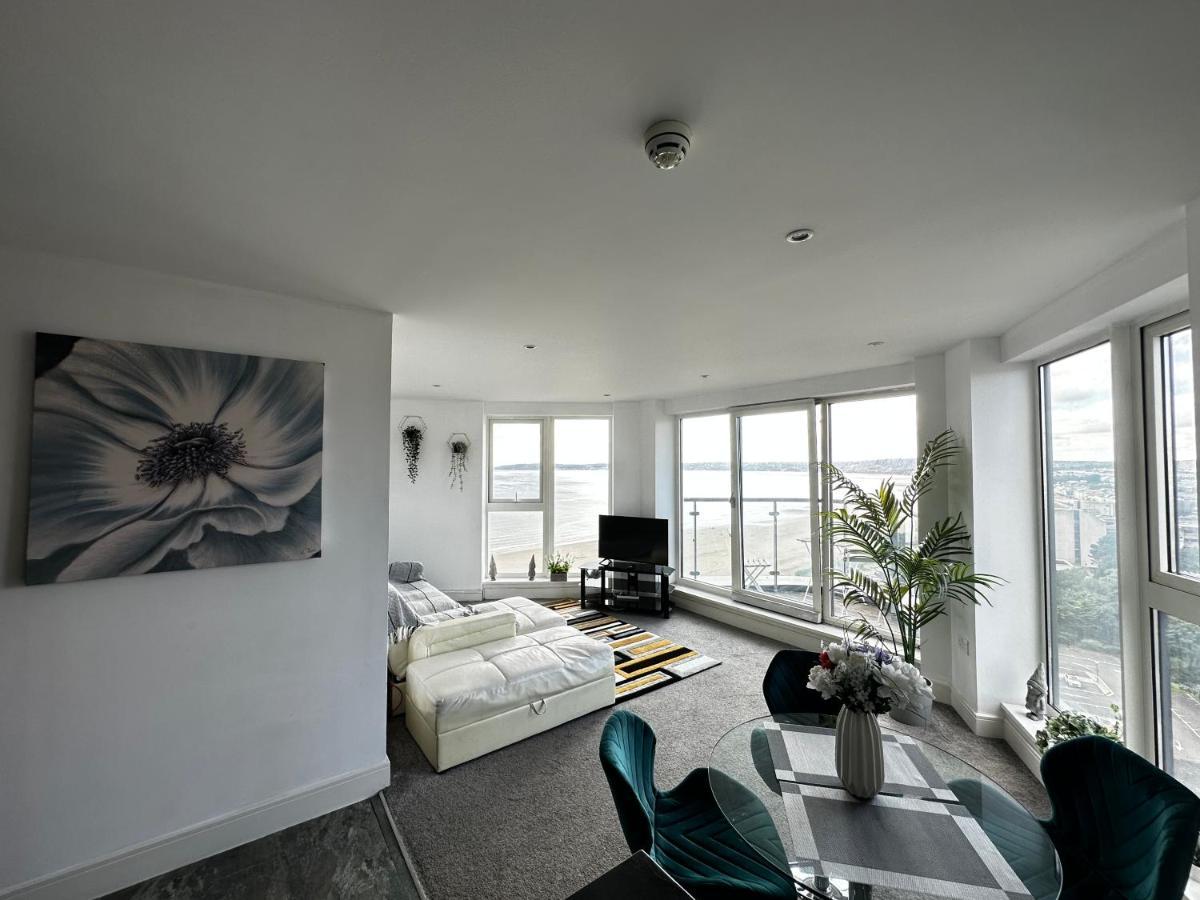 Stunning Ocean & City View Apt Swansea Kültér fotó